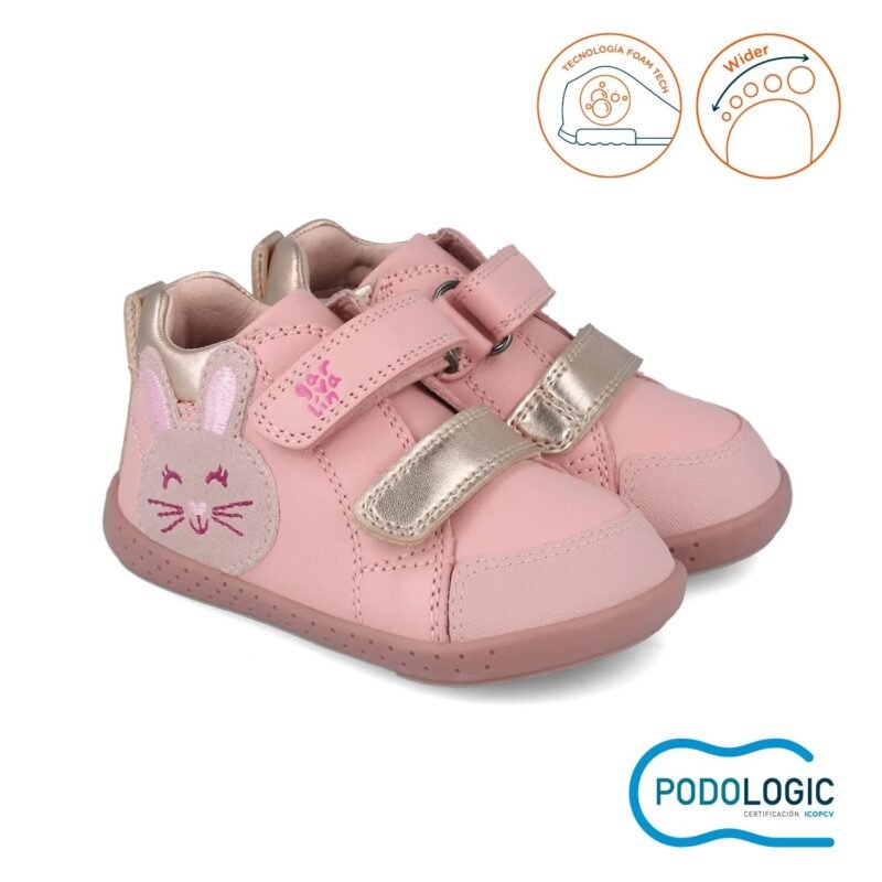 Garvalin First Steps Baby Girls Barefoot Sneakers