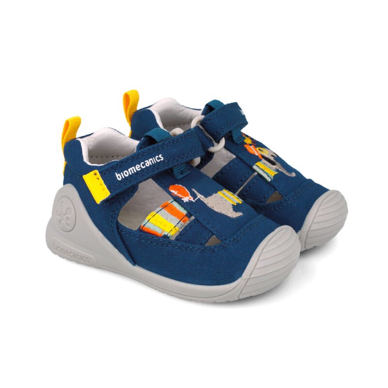 Biomecanics Baby Boys First Steps Canvas Sandals