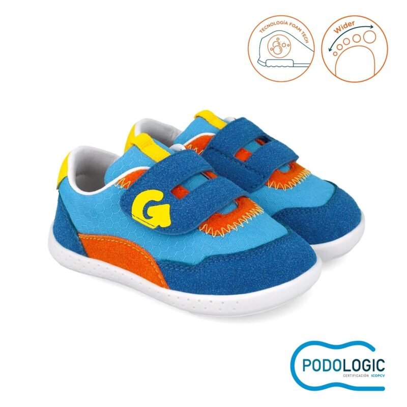 Garvalin Baby Boys First Steps Barefoot Sneakers