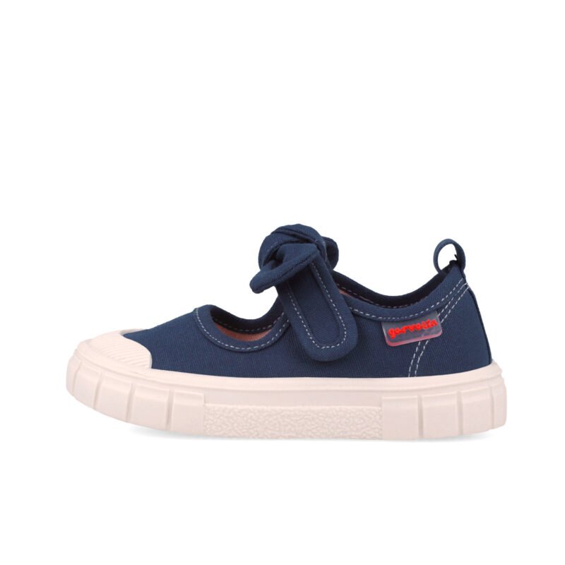 Garvalin Girls Barefoot Canvas Mary Jane